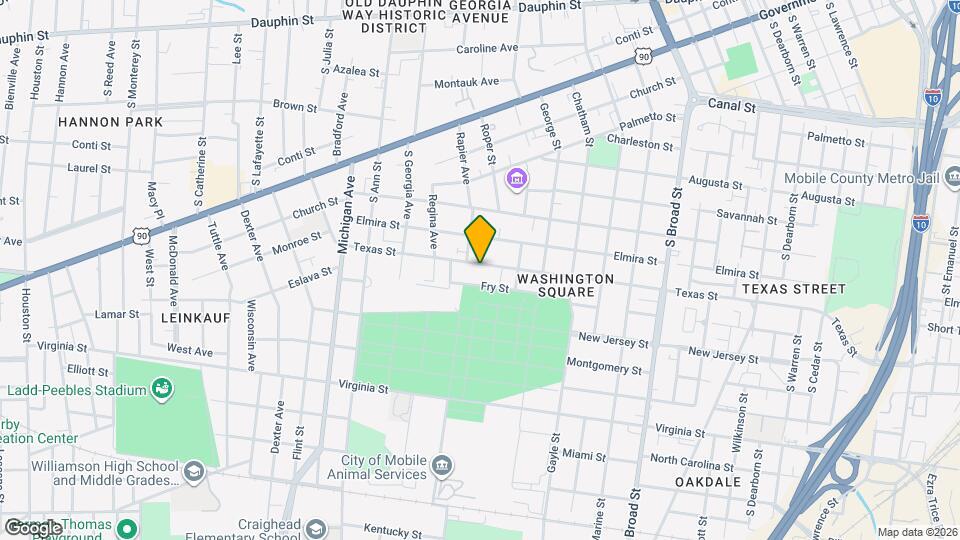 1175 Texas St Map and Location Details
