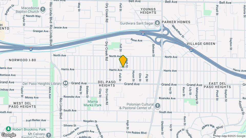 1369 Harris Ave Map and Location Details