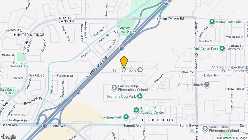 15547 Kings Peak Dr Map and Location Details