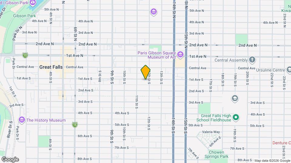 1120 1st Ave S Map and Location Details