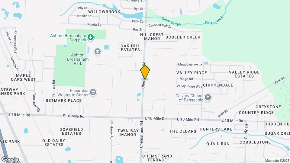 10608 Chemstrand Rd Map and Location Details