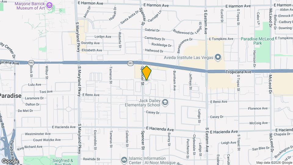 5040 Spencer St Map and Location Details