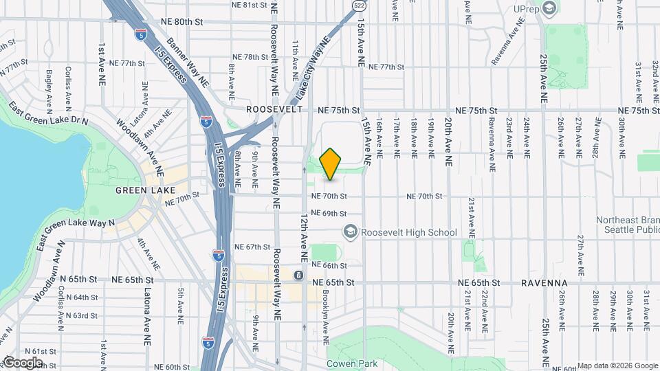 7014 Brooklyn Ave NE, Unit 7014 1/2 Daylight Basement Map and Location Details