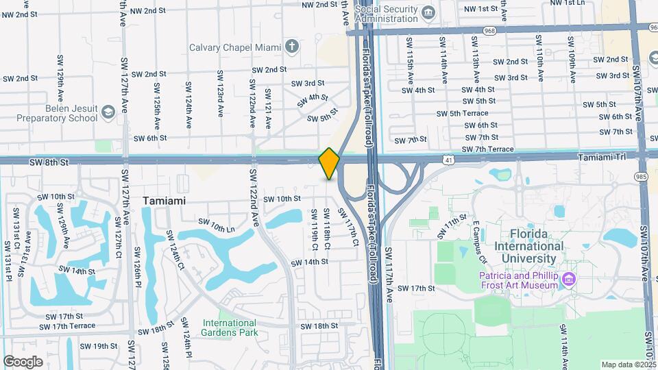 14807 SW 163rd Terrace Map and Location Details