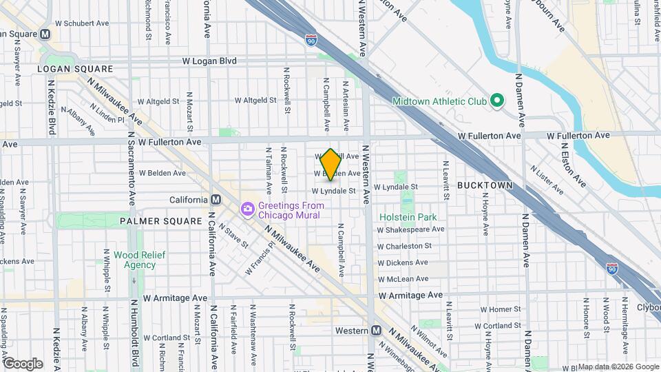 2512 W Lyndale St, Unit 1 Mapa y Detalles de la Ubicación