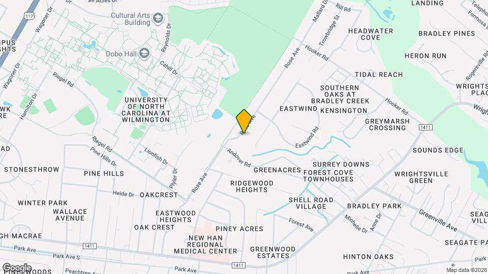 420 Rose Ave Map and Location Details