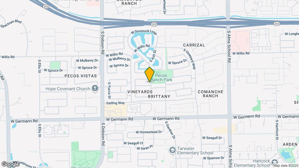 1602 W Armstrong Way Map and Location Details
