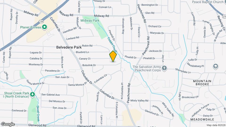 3270 Bobolink Dr Map and Location Details