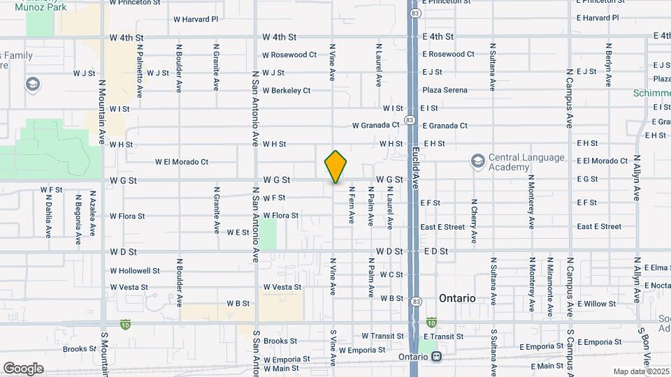 Vine Avenue Apartments Mapa y Detalles de la Ubicación
