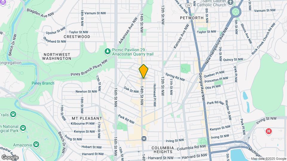 3517 14th St NW Map and Location Details