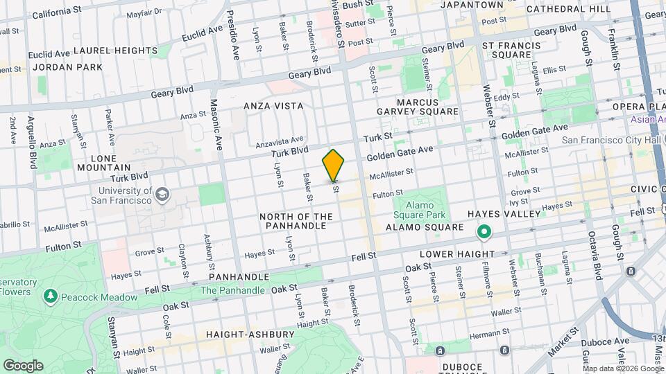 765 Broderick St, Unit 765 Broderick Map and Location Details
