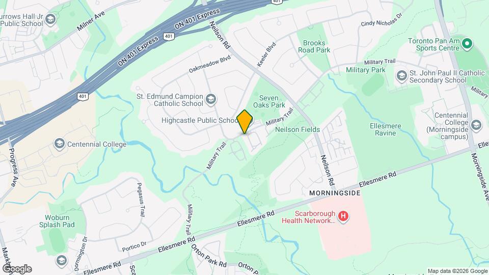 341 Military Trail Map and Location Details