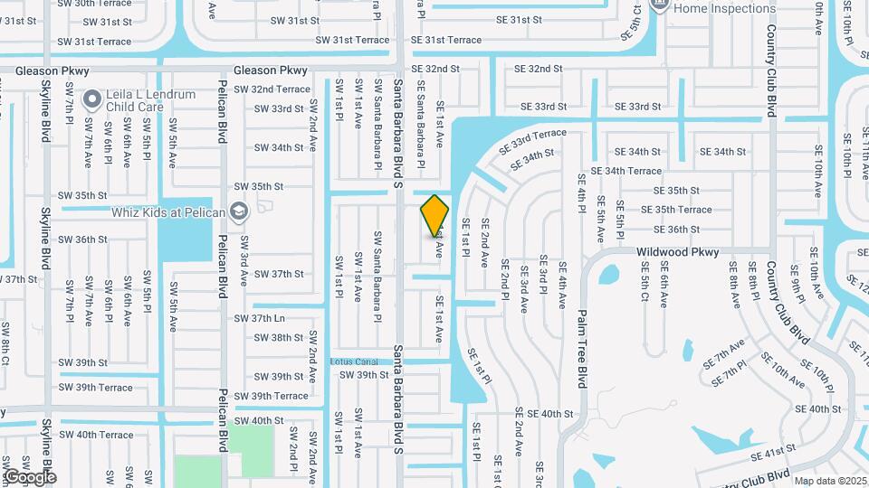 3606 SE 1st Ave Map and Location Details