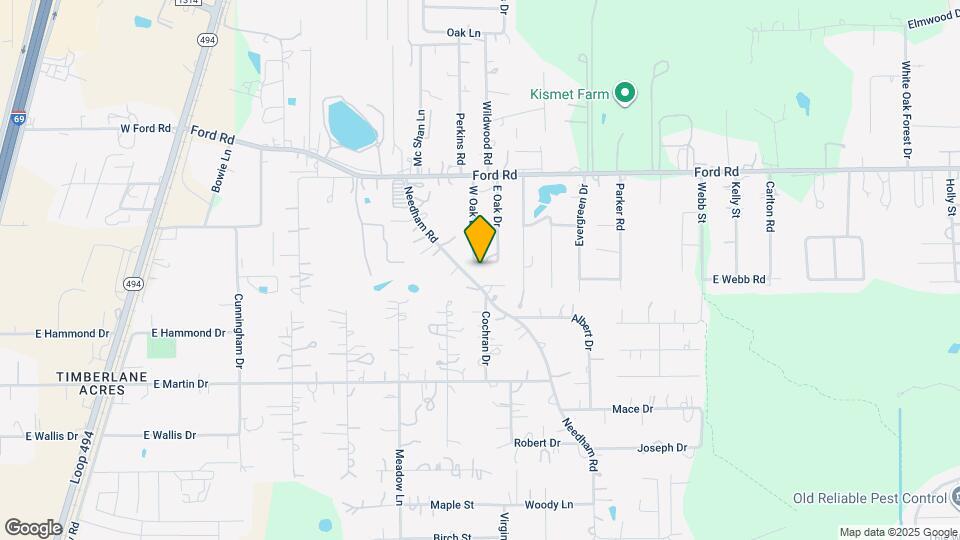 23030 S Oak Dr Map and Location Details