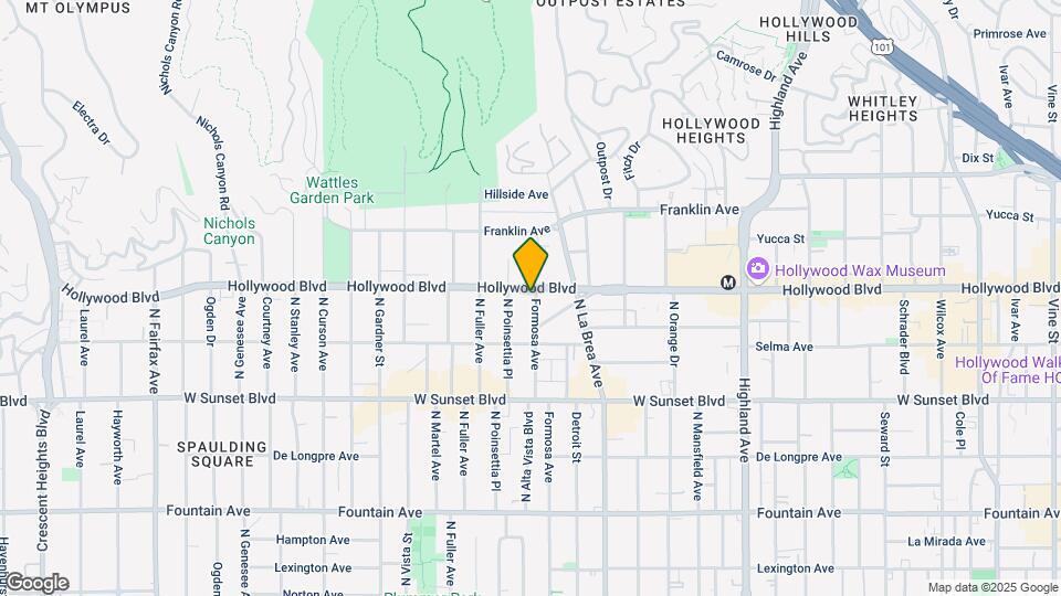 Hayden on Hollywood Mapa y Detalles de la Ubicación