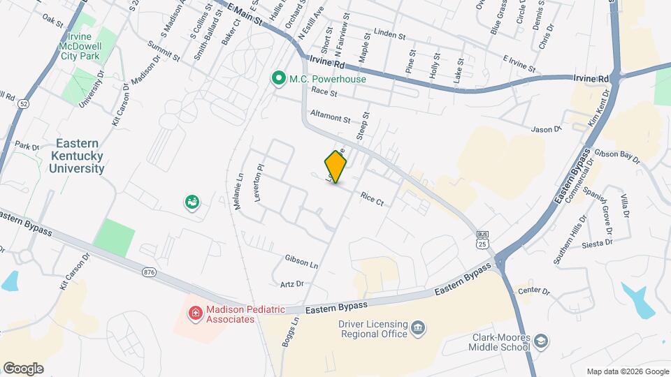 405 Bond St Map and Location Details