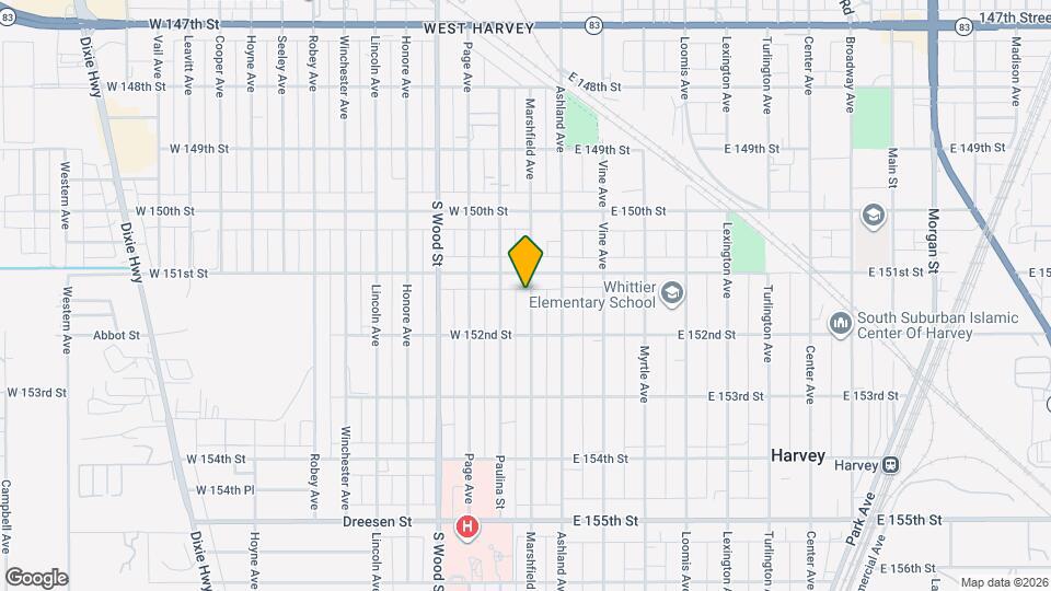 15116 Marshfield Ave Map and Location Details