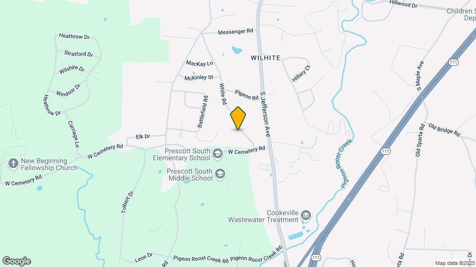 1739 White Rd Map and Location Details