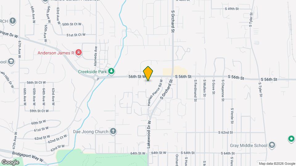 5320 Cirque Dr W Map and Location Details