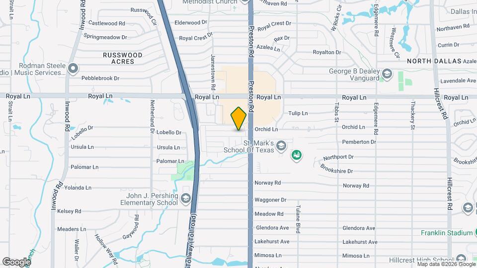 5820 Orchid Ln Map and Location Details