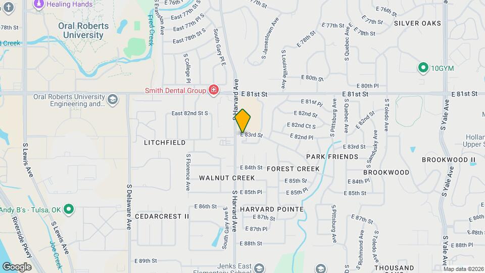 3302 E 83rd Pl Map and Location Details