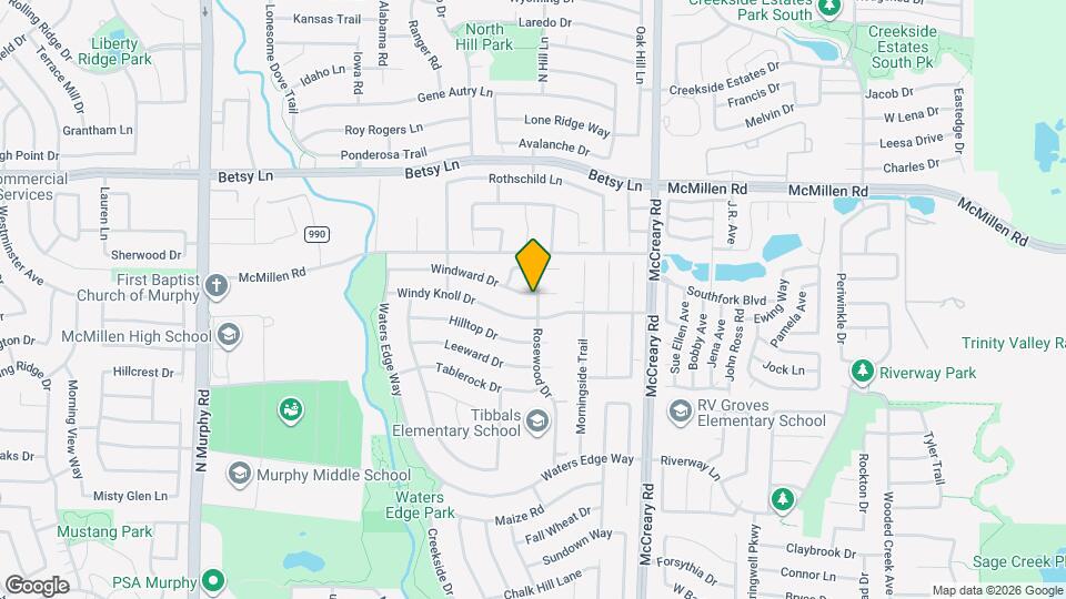 534 Windward Dr Map and Location Details
