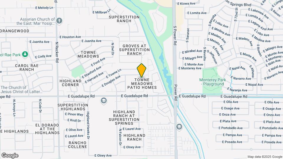 4542 E Scott Ave Map and Location Details