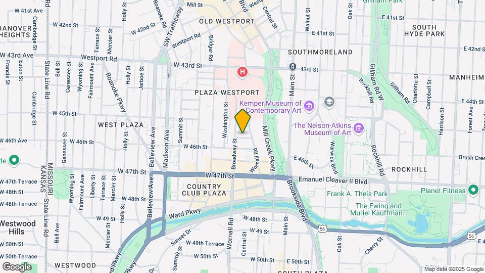 310-318 W 45th Ter Mapa y Detalles de la Ubicación