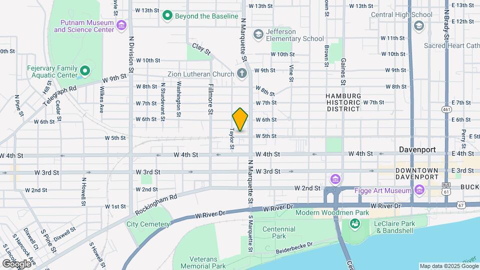 1220 W 5th St Map and Location Details