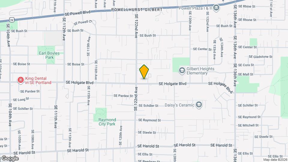 12303 SE Holgate Blvd Map and Location Details