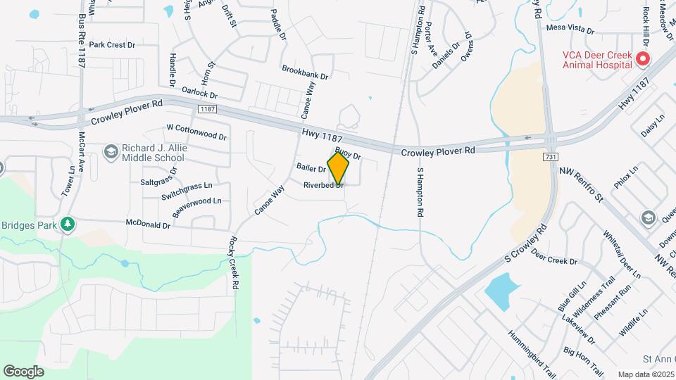 504 Riverbed Dr Map and Location Details