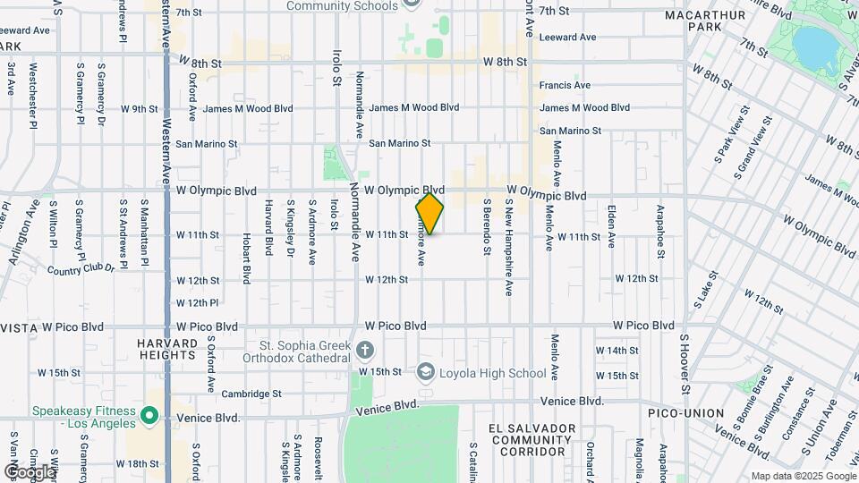 1106 S Kenmore Ave Map and Location Details