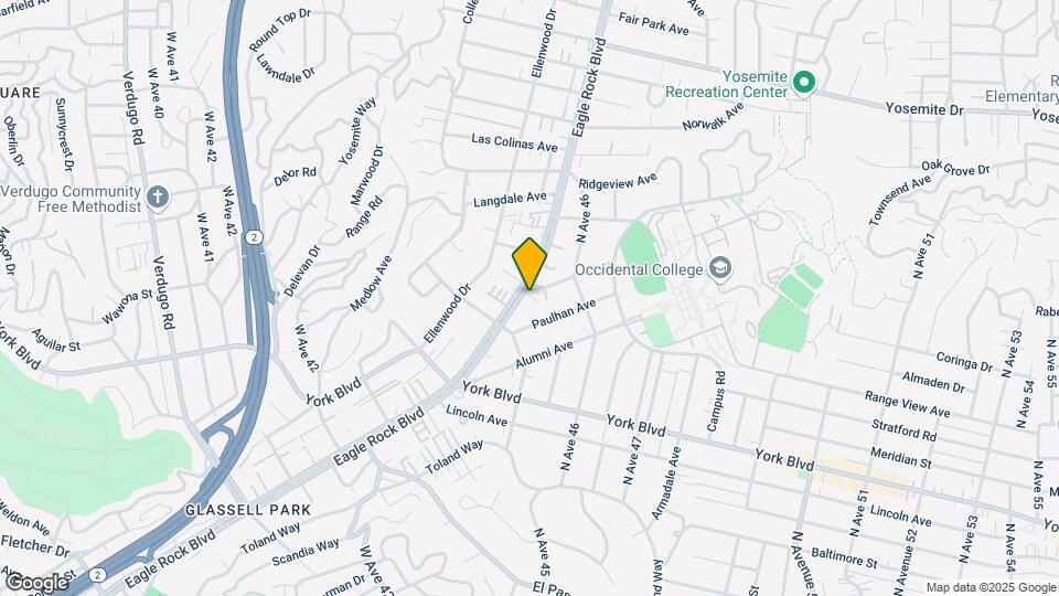 4542 Eagle Rock Blvd Map and Location Details