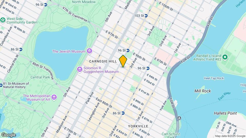 170 E 93rd St Mapa y Detalles de la Ubicación