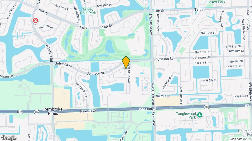 821 NW 103rd Ter Mapa y Detalles de la Ubicación