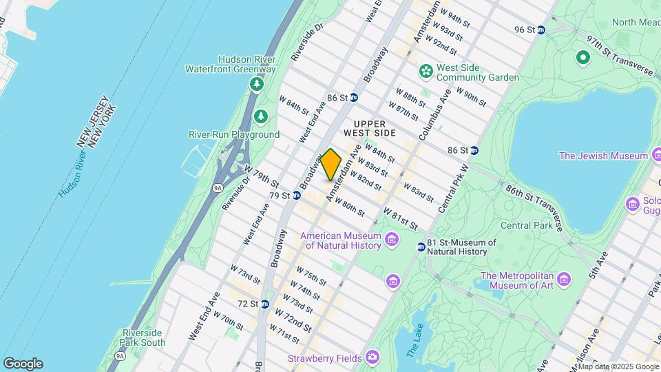 428 Amsterdam Ave Mapa y Detalles de la Ubicación