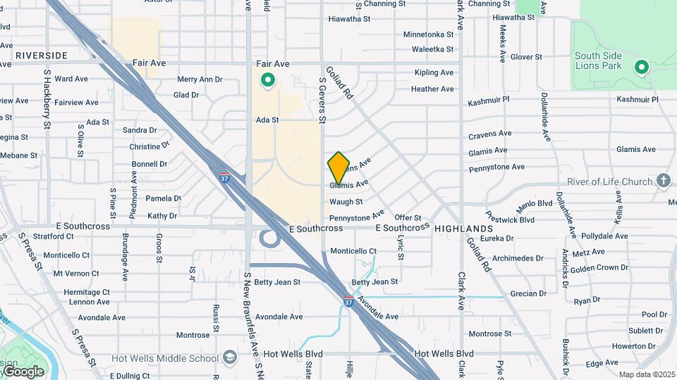 118 Glamis Ave Map and Location Details