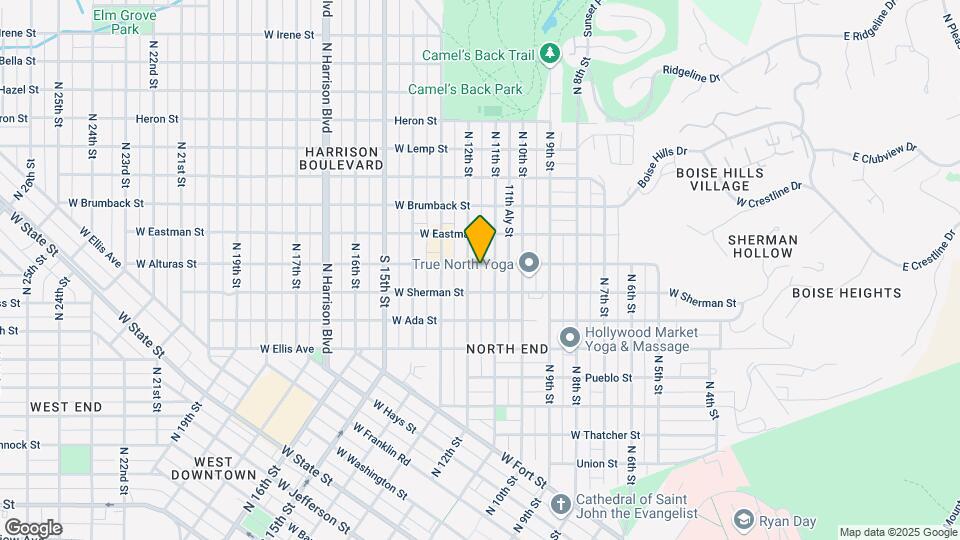 1119 W Alturas St Map and Location Details