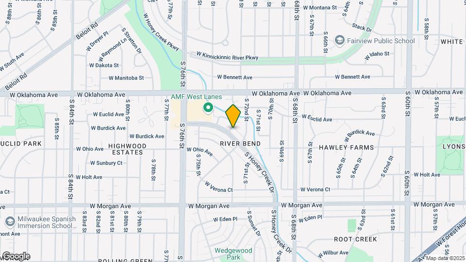 7300 W Honey Creek Dr Map and Location Details