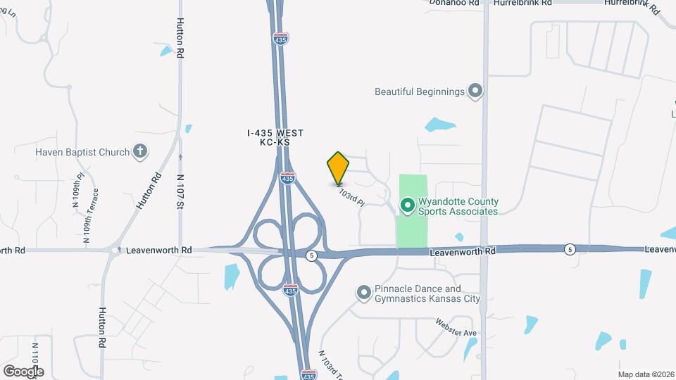 3236 N 103rd Pl Map and Location Details