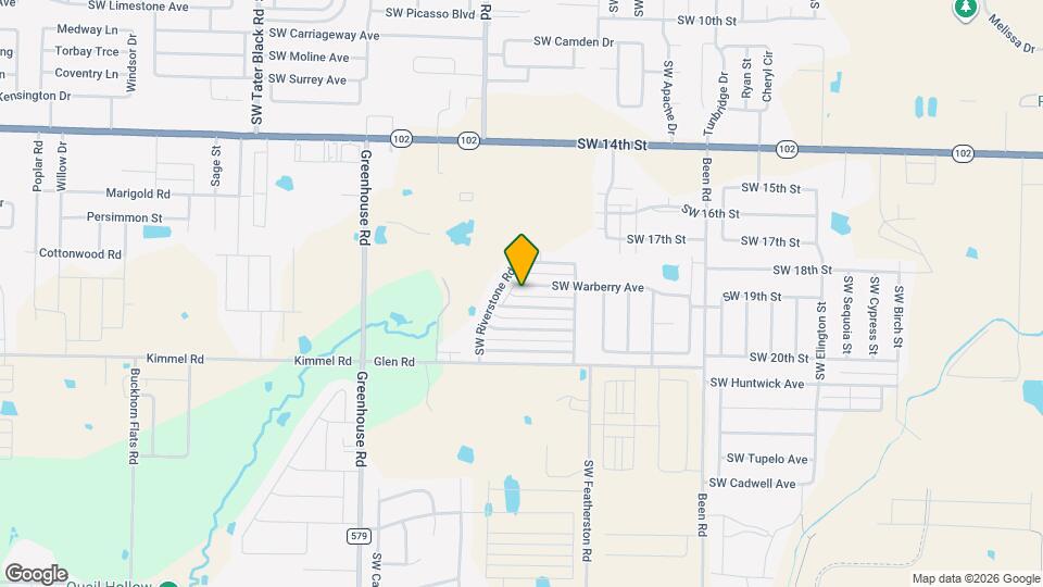 3211 SW Warberry Ave Map and Location Details