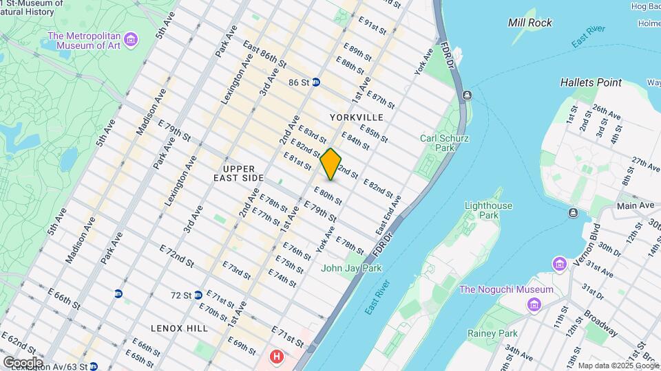 424 E 81st St Map and Location Details