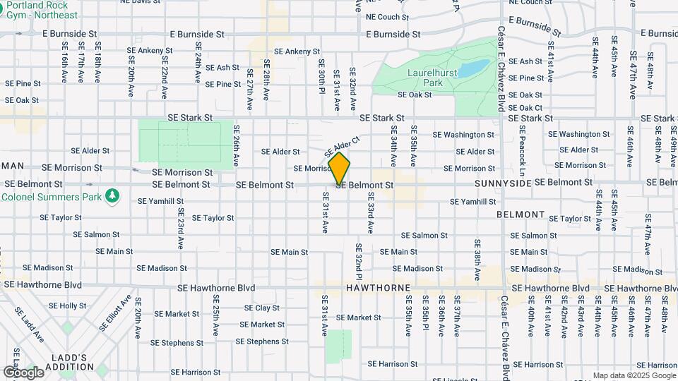 3138 SE Belmont St Map and Location Details