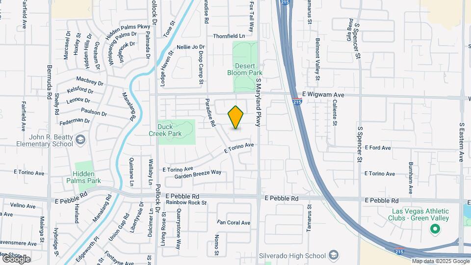 8655 Silverthorne Ct Map and Location Details