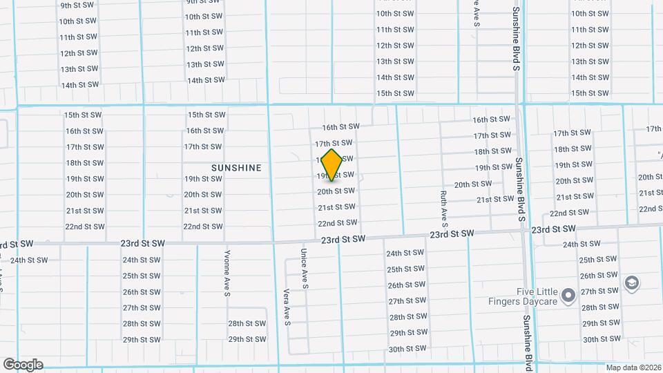 3512 20th St SW Map and Location Details