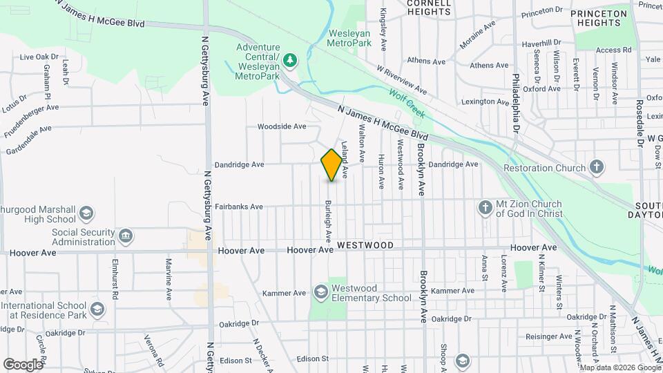 928 Burleigh Ave Map and Location Details