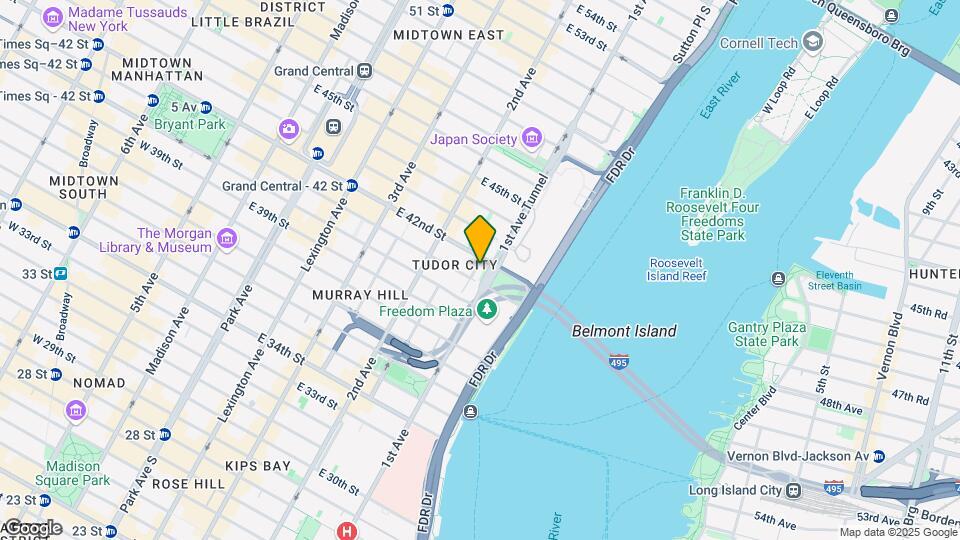 25 Tudor City Place Mapa y Detalles de la Ubicación