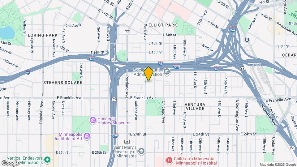 1829 Park Ave Map and Location Details