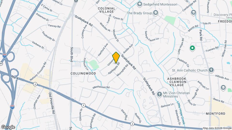 4334 Applegate Rd Map and Location Details