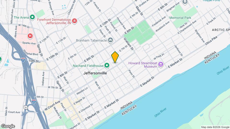 729 E Court Ave Map and Location Details